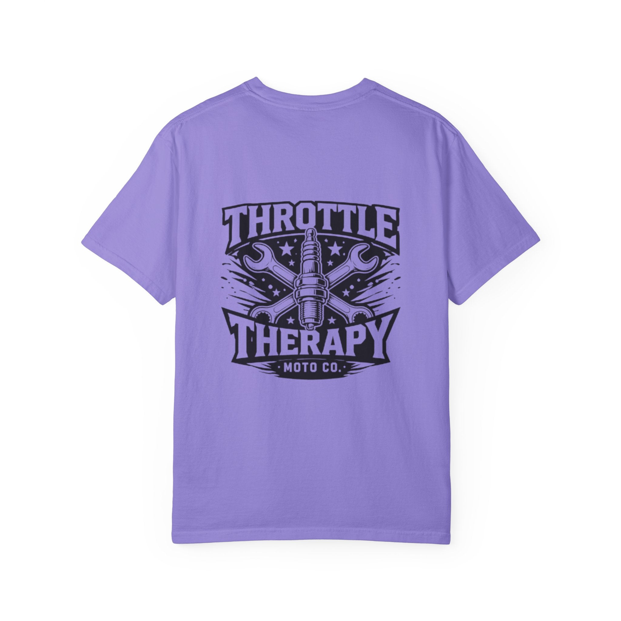 Throttle Therapy Moto T-shirt Violet