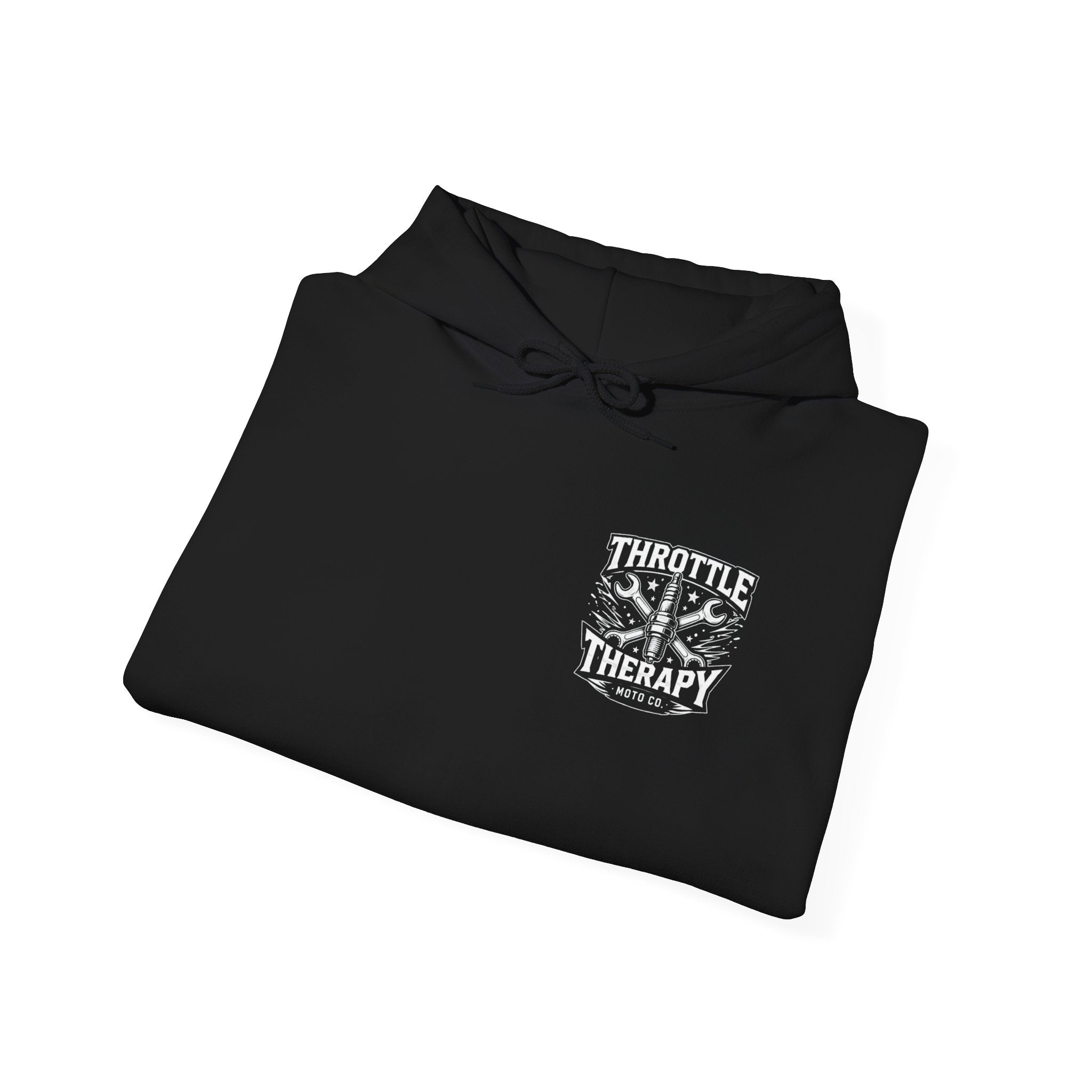 Throttle Therapy Moto Hoodie Black
