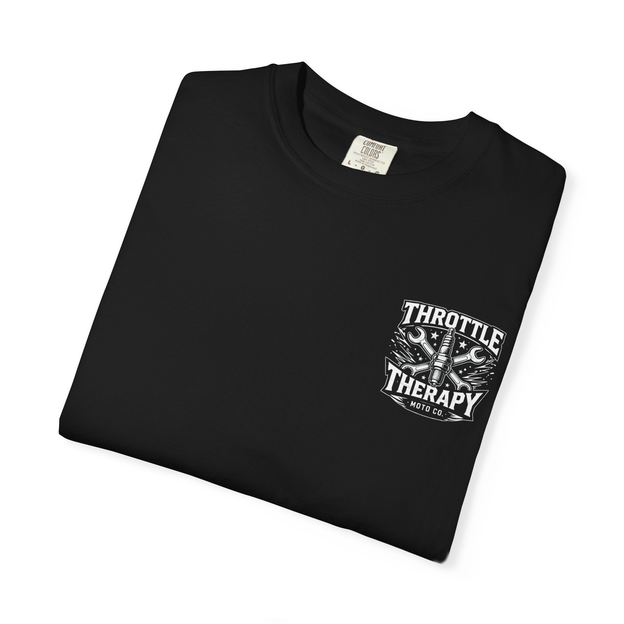 Throttle Therapy Moto T-shirt Black