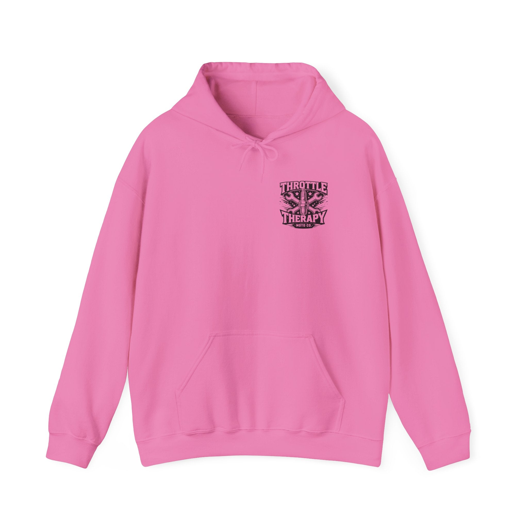 Throttle Therapy Moto Hoodie Pink