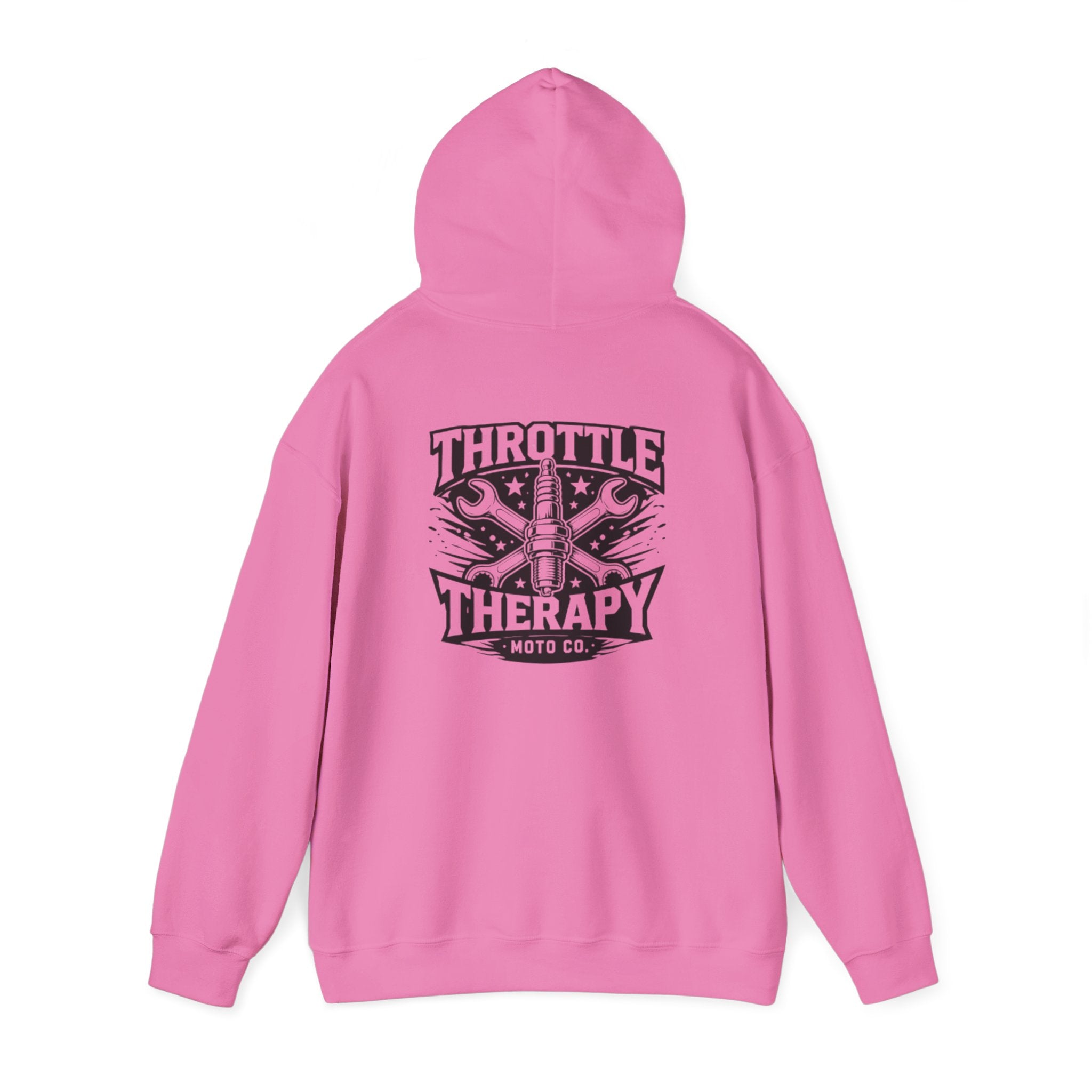 Throttle Therapy Moto Hoodie Pink